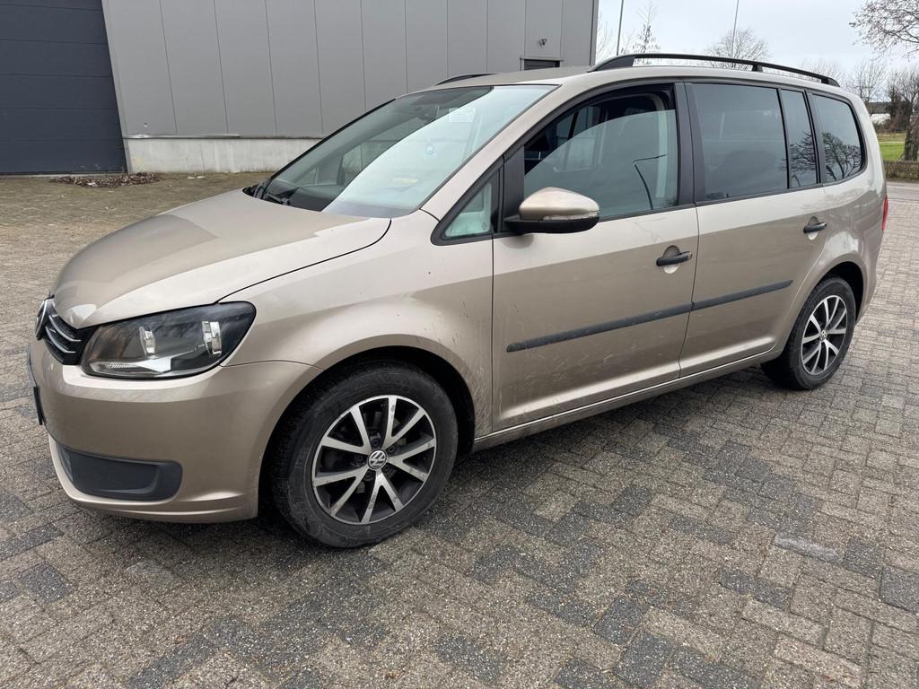 Volkswagen Touran 1.6 TDI Highline BlueMotion 7p., Voorwielaandrijving, Euro 5, Stof, Gebruikt