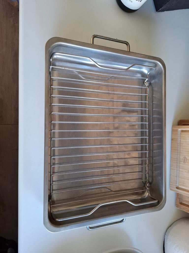 IKEA braadslede, Ophalen, IKEA, Zilver, Metaal