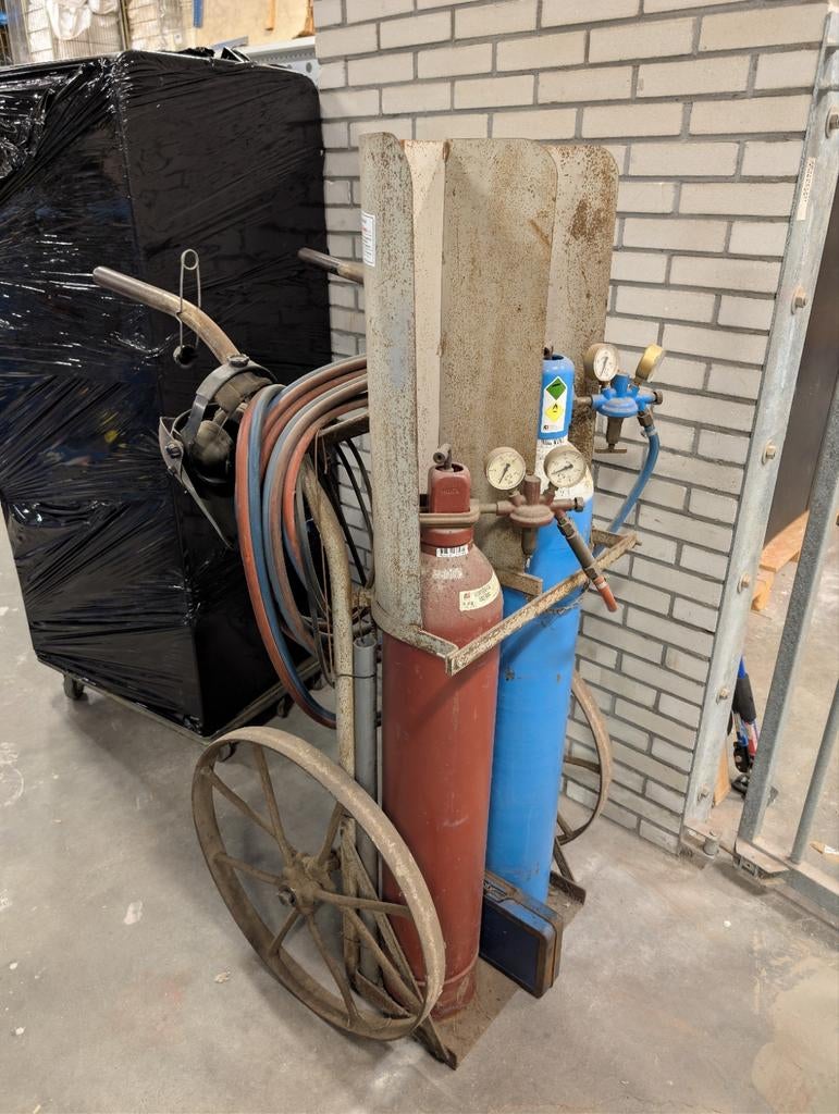 Autogeen lasinstallatie met accessoires, Ophalen, Gebruikt, 250 ampère of meer, Overige typen