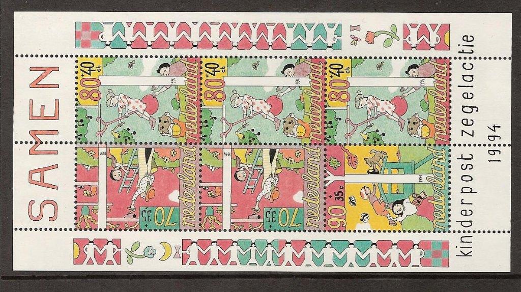 NVPH 1627 PF Kinderzegels 1994 Blokken 1965/2000 voor 10% CW, Ophalen of Verzenden, Na 1940, Postfris
