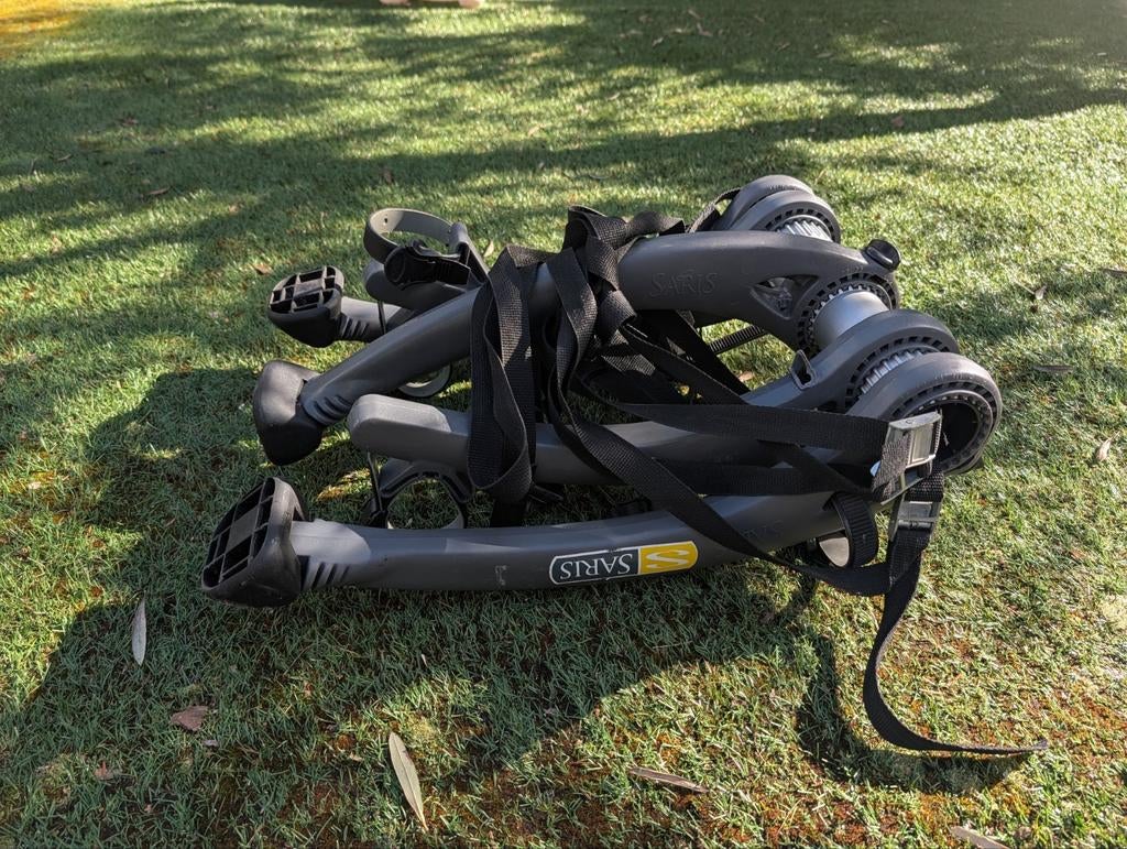 Saris Bones 2 fietsendrager voor auto zonder trekhaak, Auto diversen, Fietsendragers, Ophalen of Verzenden, 2 fietsen, Gebruikt