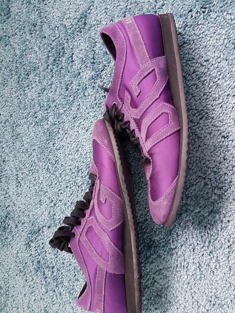 Schoenen paars Dolce & Gabbana sneakers D&G maat 38, Ophalen of Verzenden, Zo goed als nieuw, Overige kleuren, Sneakers of Gympen