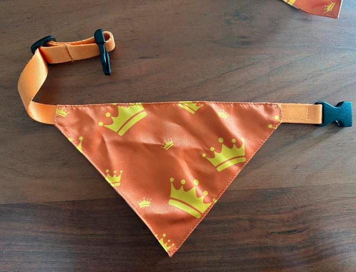 Dog bandana (Kings day theme), Dieren en Toebehoren, Honden-accessoires, Ophalen of Verzenden, Nieuw