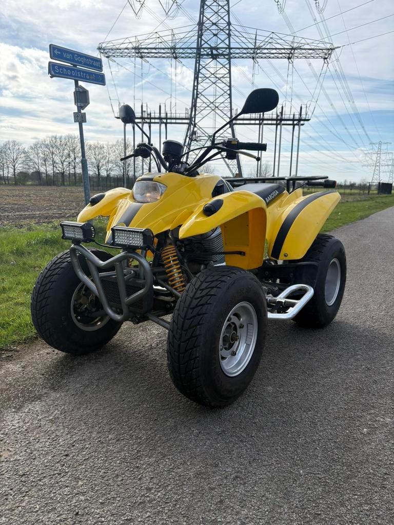 Barossa quad 250cc op kenteken, Motoren, 250 cc, 2 cilinders, 12 t/m 35 kW