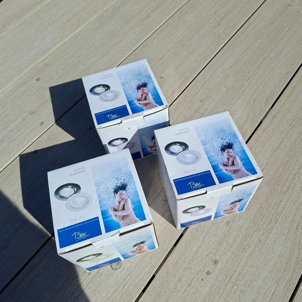 Badkamer inbouwspots, Ophalen of Verzenden, Nieuw, Metaal of Aluminium, Led