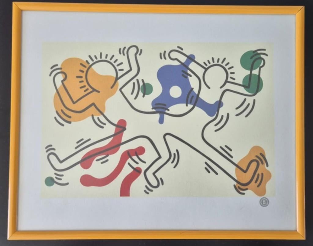 Keith Haring – Dancing Figures 1986, Ophalen of Verzenden
