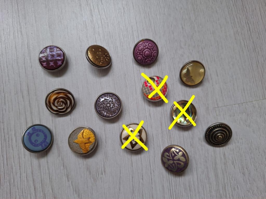 Diverse NOOSA Amsterdam chunks - per stuk te koop, Sieraden, Tassen en Uiterlijk, Bedels, Gebruikt, Overige merken, Overige materialen