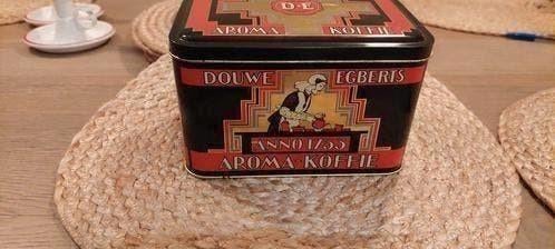 BROCANT OUD VINTAGE DOUWE EGBERTS AROMA KOFFIE BLIKJE, Ophalen of Verzenden