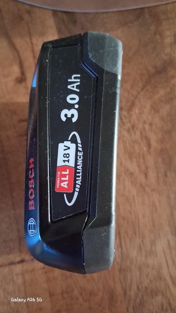 Bosch 18V 3.0Ah accu, Ophalen of Verzenden