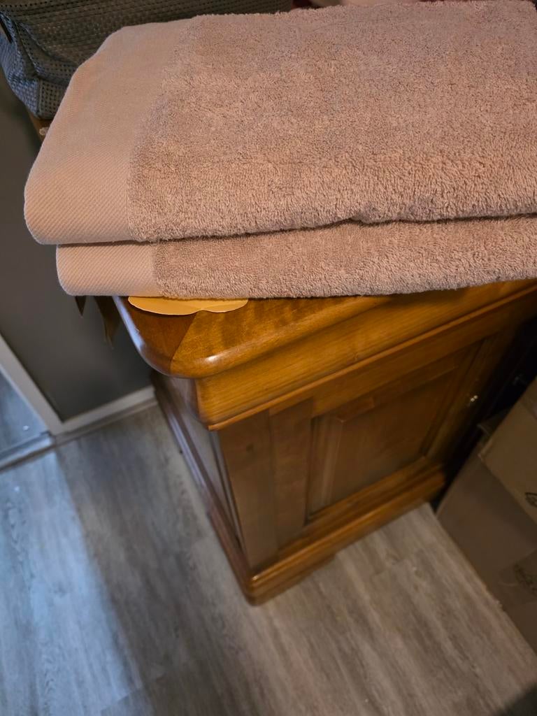 2 x Walra badlaken Powder pink 70 x 140cm, Ophalen of Verzenden, Nieuw, Roze, Handdoek