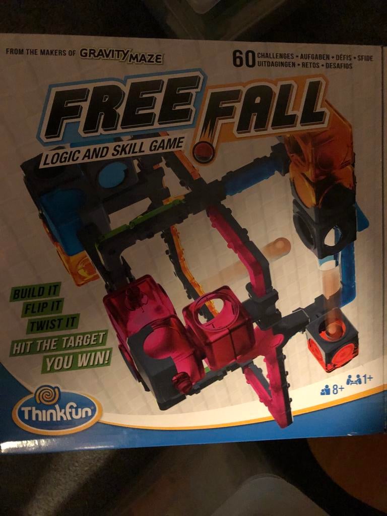 Free fall thinkfun, Hobby en Vrije tijd, Gezelschapsspellen | Bordspellen, Ophalen of Verzenden, Zo goed als nieuw