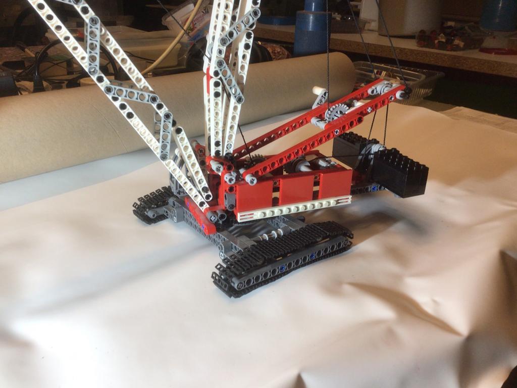 Lego Technic Kraanwagen, Ophalen of Verzenden, Gebruikt, Complete set, Lego