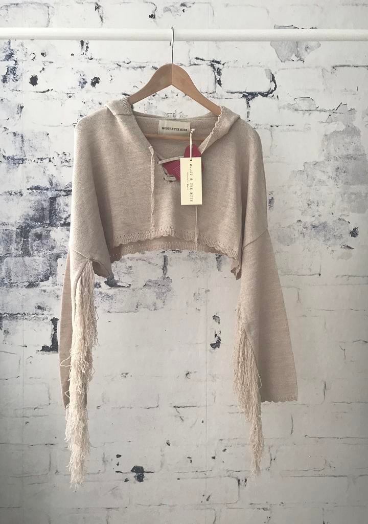 Moost wanted Lauren cropped hoodie maat M, Kleding | Dames, Verzenden, Nieuw, Maat 38/40 (M), Beige