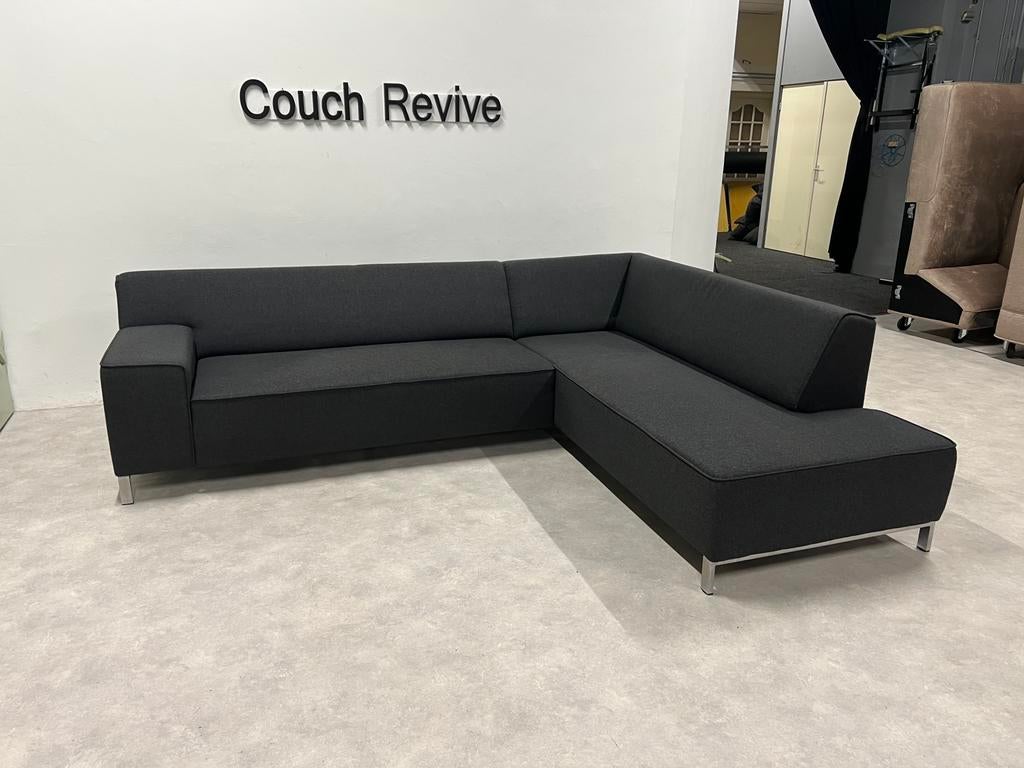 GRATIS LEVERING Montel Strike Hoekbank 275x215 REFURBISHED, -, Verzenden, -, Zo goed als nieuw