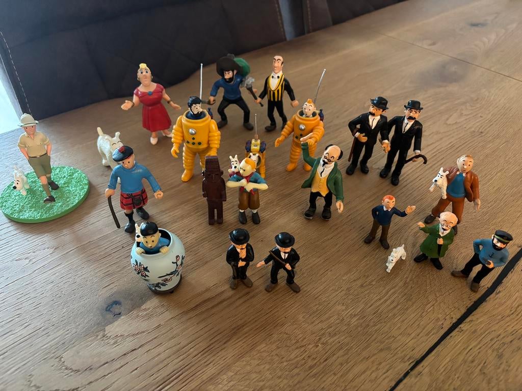 Collectors items originele Hergé Kuifje figuren, Ophalen of Verzenden, Kuifje, Zo goed als nieuw, Beeldje of Figuurtje
