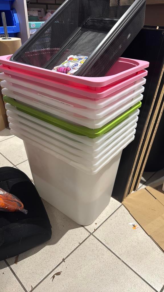 Trofast bakken, Ophalen, Kunststof, Minder dan 30 cm, Rond