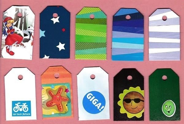 0134) diverse onderwerpen labeltjes, Ophalen of Verzenden, Zo goed als nieuw, Overige typen, Overige