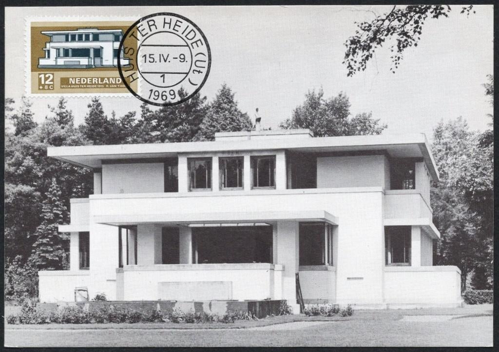 Villa Huis ter Heide 1915, R. van 'f Hoff, Verzamelen, Ansichtkaarten | Nederland, Verzenden, 1960 tot 1980, Ongelopen, Utrecht