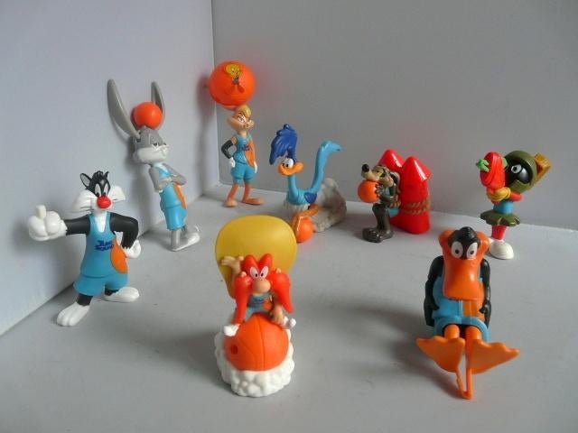 McDonalds 2021 # Looney Tunes (8x), Ophalen of Verzenden, Looney Tunes, Zo goed als nieuw, Beeldje of Figuurtje