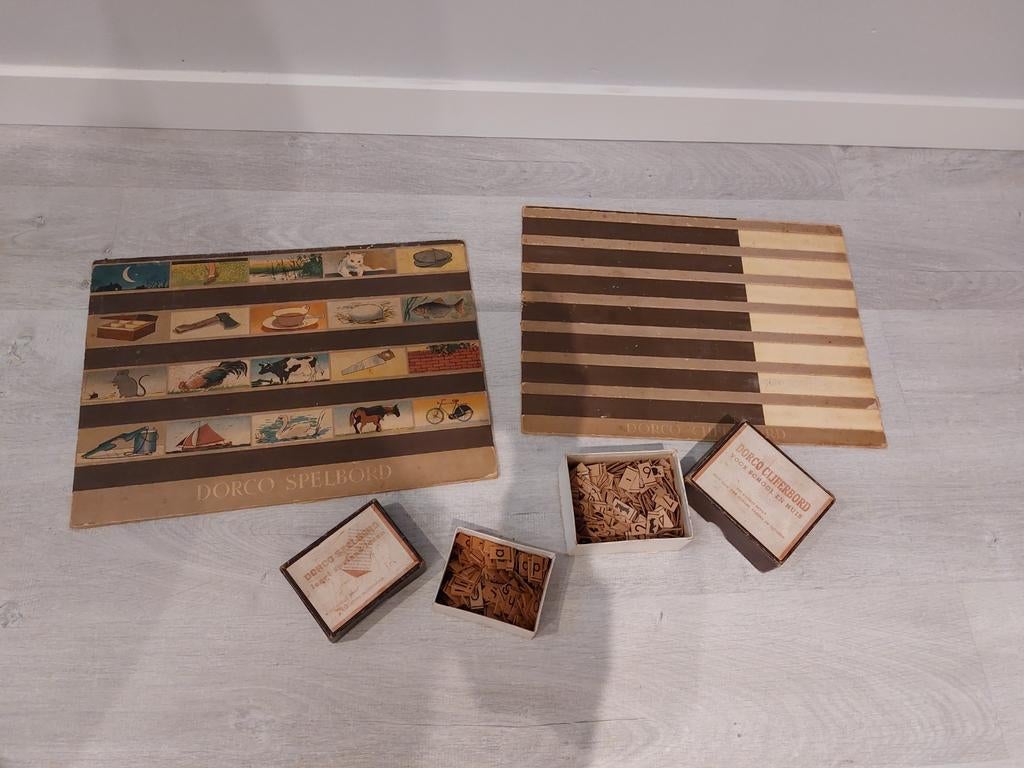 Letterbord en cijferbrod, Ophalen, Gebruikt