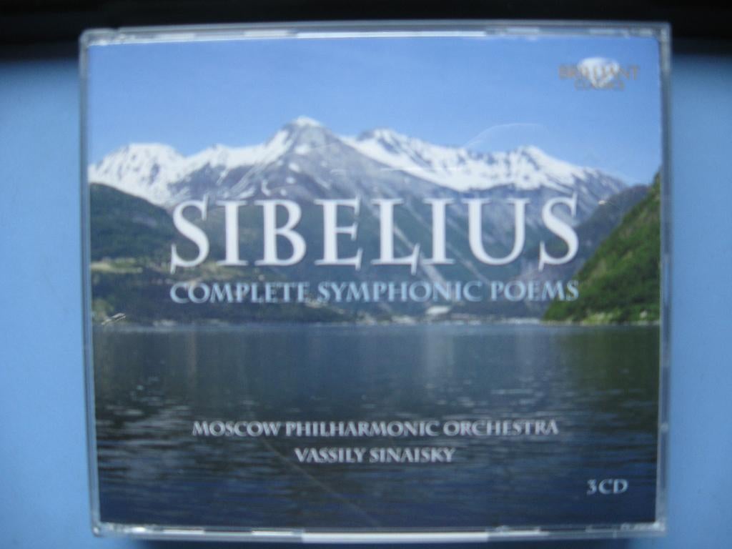 Sibelius, complete symphonische gedichten, Sinaisky, Ophalen of Verzenden, Romantiek, Zo goed als nieuw, Orkest of Ballet