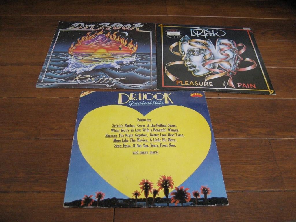 70s dr hook lps 3 x, Ophalen of Verzenden, Zo goed als nieuw, 12 inch, Poprock