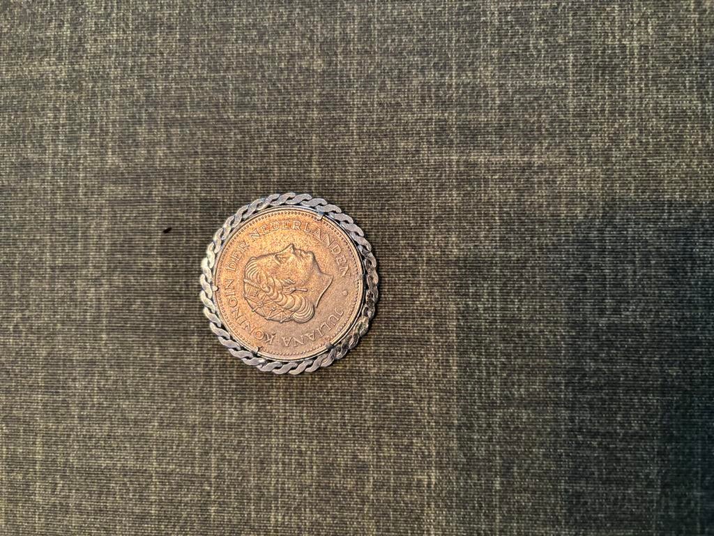 Zilveren Hanger met 10 Gulden Munt, Zilver, Overige landen, Losse munt, Overige waardes
