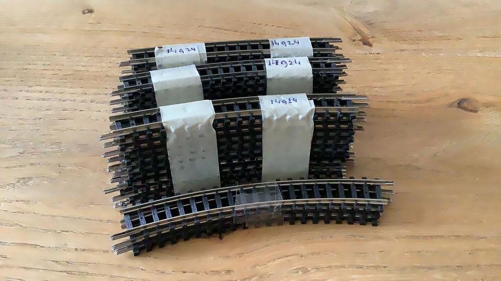 Trix gebogen rail 14924, Gelijkstroom, Trix, Rails, Ophalen of Verzenden