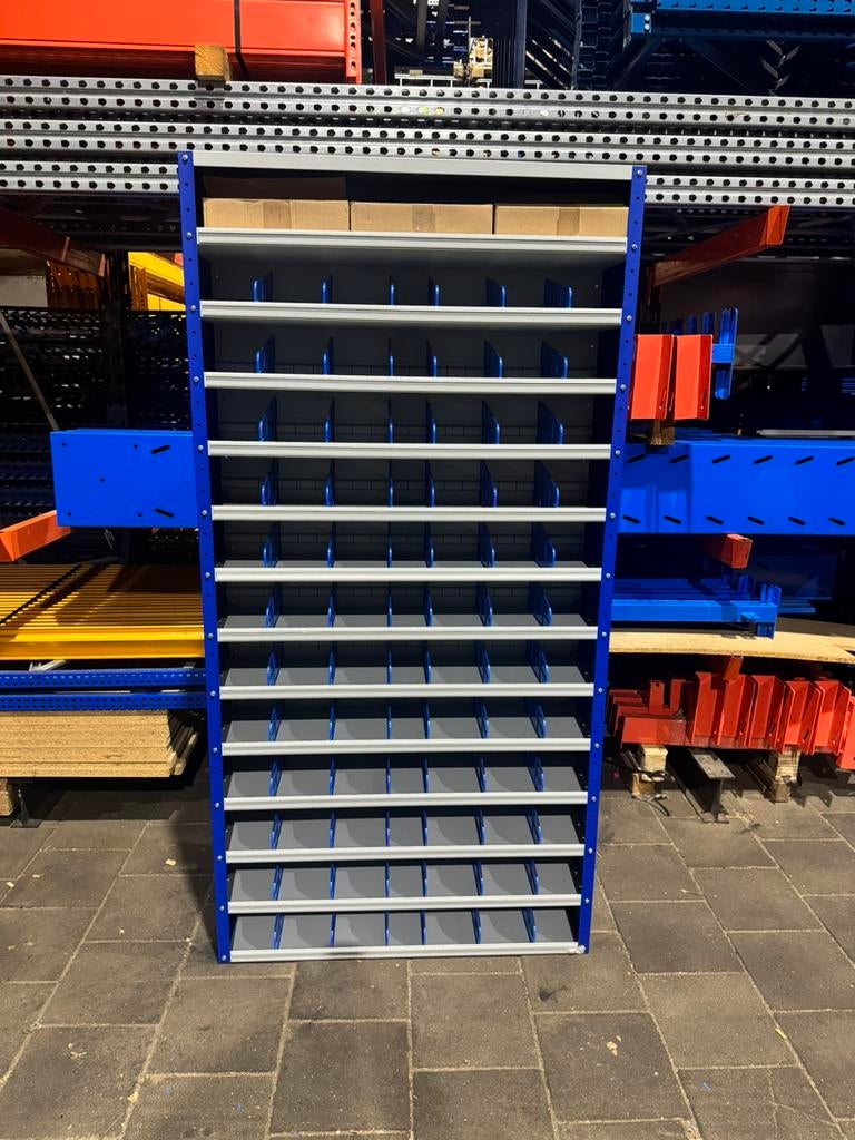 Vakkenkast met verdeelschotten 198x100x30cm Nieuw!, Ophalen