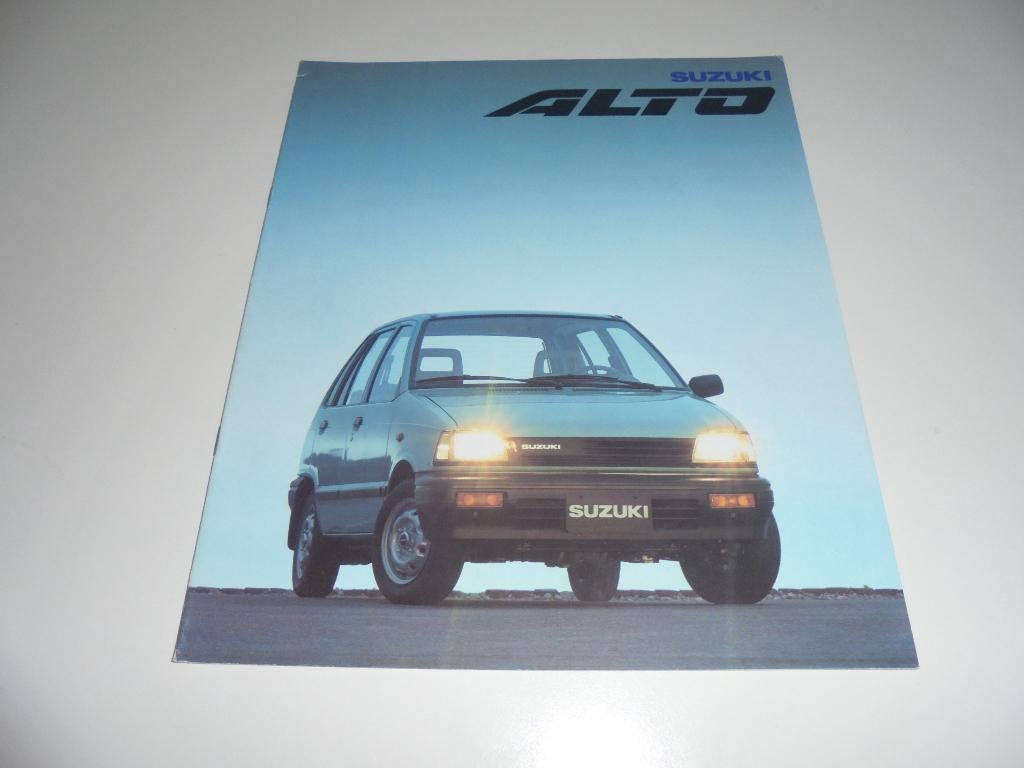 brochure Suzuki Alto  1989, Ophalen of Verzenden, Zo goed als nieuw, Overige merken