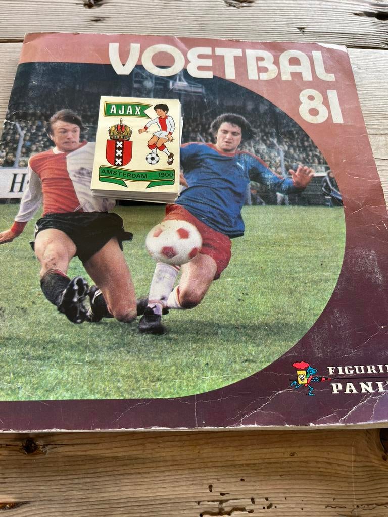 Panini voetbal 81 - zie omschrijving, Ophalen of Verzenden, Zo goed als nieuw