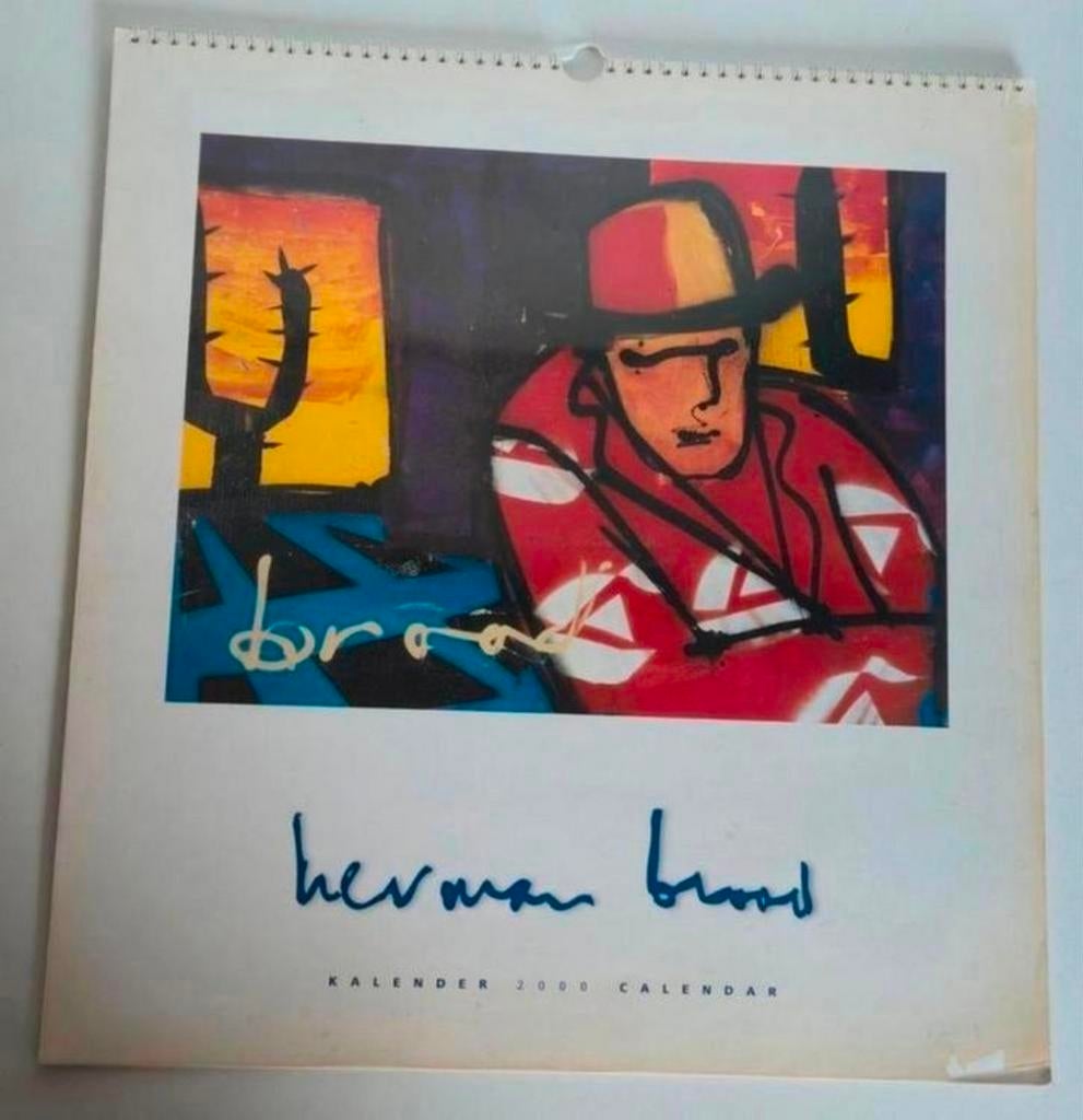 Originele Herman Brood kalender uit 2000., Ophalen of Verzenden