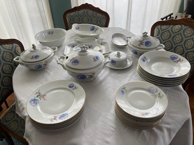 Antiek servies, Ophalen