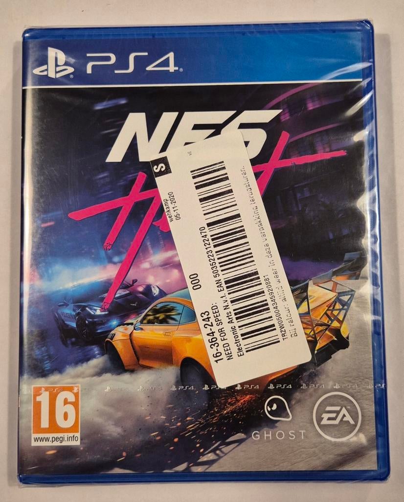 Need for Speed Heat PS4 - Nieuw!, Online, 1 speler, Racen en Vliegen, Nieuw