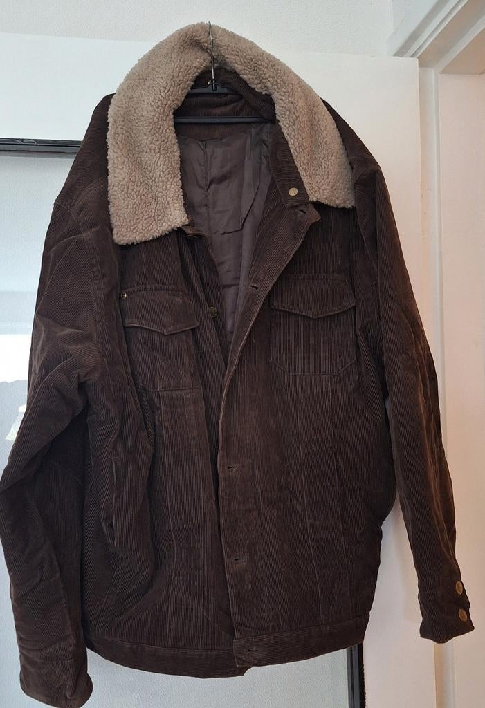 Bruine Corduroy vintage jas XL mt56, Kleding | Heren, Jassen | Winter, Bruin, Maat 56/58 (XL), Ophalen of Verzenden, Zo goed als nieuw