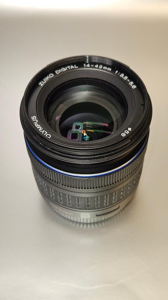 OLYMPUS ZUIKO 14-42 mm f3,5-5,6 zoomlens, Ophalen of Verzenden, Zo goed als nieuw, Telelens, Zoom