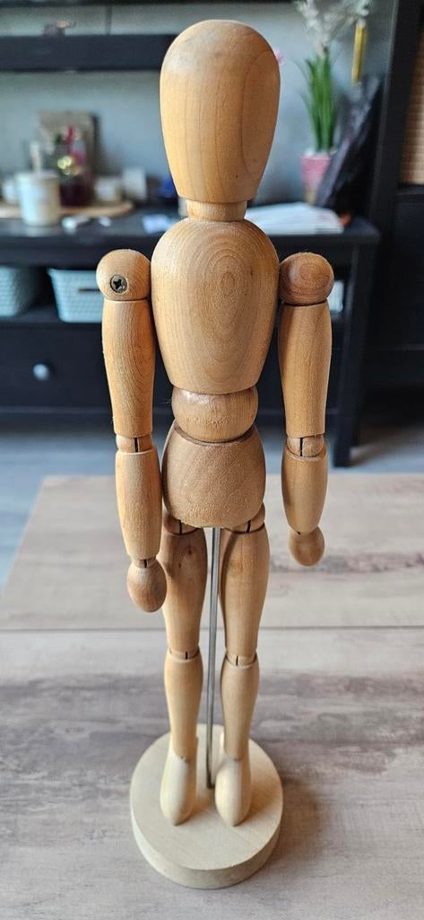 Houten Ledenpop / Tekenmodel, Ophalen of Verzenden, Gebruikt, Ezel