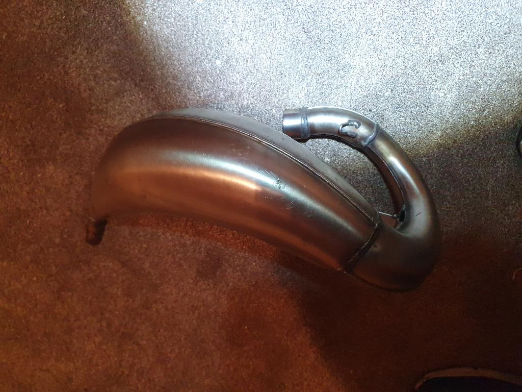 Uilaat bocht bovenlangs Rechtsom AM6 RVS Technigas Rieju MRT, Ophalen of Verzenden, Zo goed als nieuw, Technigas