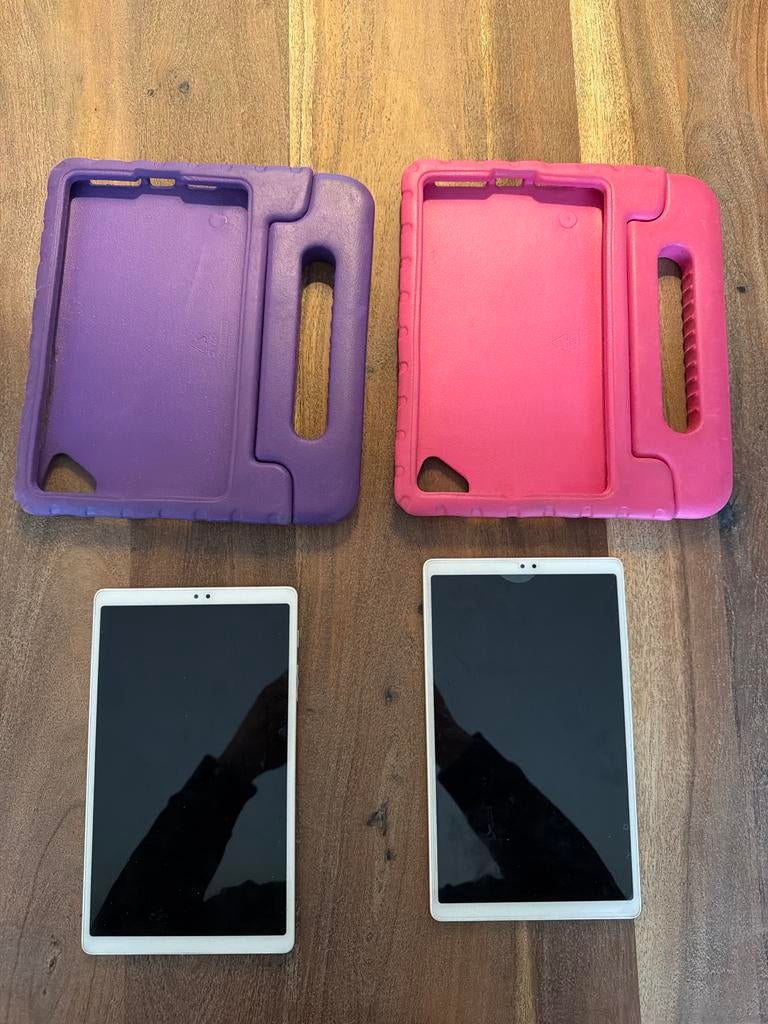 2x Samsung Galaxy Tab A7 Lite 32GB WiFi SM T220, hoes incl., Gebruikt, 32 GB, SM-T220, Wi-Fi