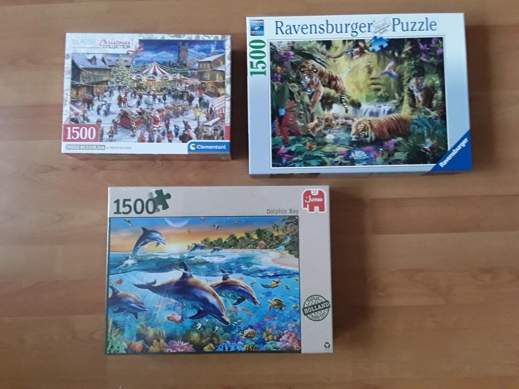 Legpuzzel 1500 stukjes, Ophalen of Verzenden, 500 t/m 1500 stukjes, Zo goed als nieuw