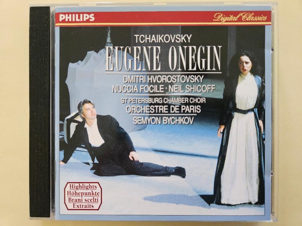 Tchaikovsky - Eugene Onegin highlights - Bychkov, Ophalen of Verzenden, Romantiek, Zo goed als nieuw, Opera of Operette