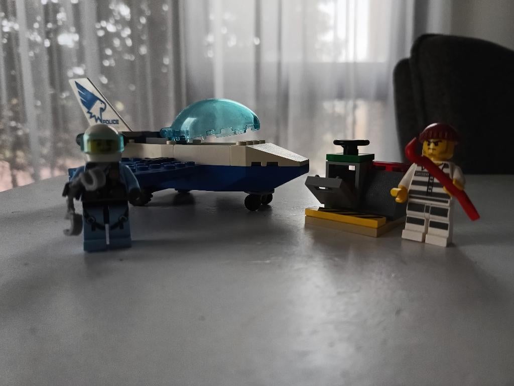 LEGO City 60206 - Luchtpolitie Jet Patrouille, Ophalen of Verzenden, Gebruikt, Complete set, Lego