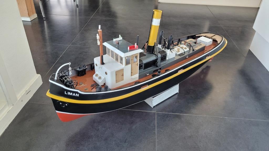 Sleepboot Liman 2 van turkmodel, Ophalen