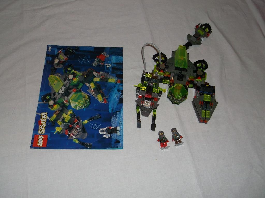 lego aquazone Sea Scorpion 6160, Ophalen of Verzenden, Gebruikt, Complete set, Lego