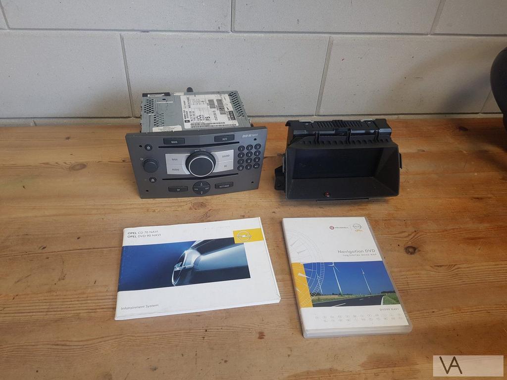 Opel Astra H / Zafira B dvd90 navigatie radio 13163935 €100, Ophalen of Verzenden, Gebruikt, Opel