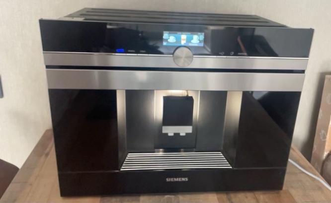 Siemens inbouw koffiemachine, Witgoed en Apparatuur, 10 kopjes of meer, Ophalen of Verzenden, Zo goed als nieuw, Koffiemachine