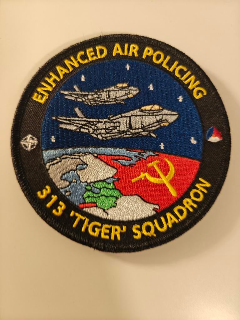 313 Squadron Enhanced Air Policing Patch, Verzamelen, Militaria | Algemeen, Ophalen of Verzenden