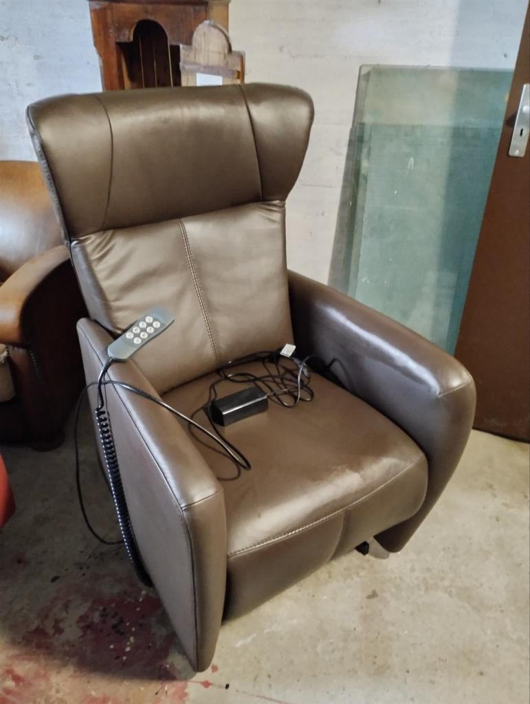 Prominent sta op fauteuil met Full Service garantie plan, Huis en Inrichting, Fauteuils, Zo goed als nieuw, 50 tot 75 cm, Minder dan 75 cm