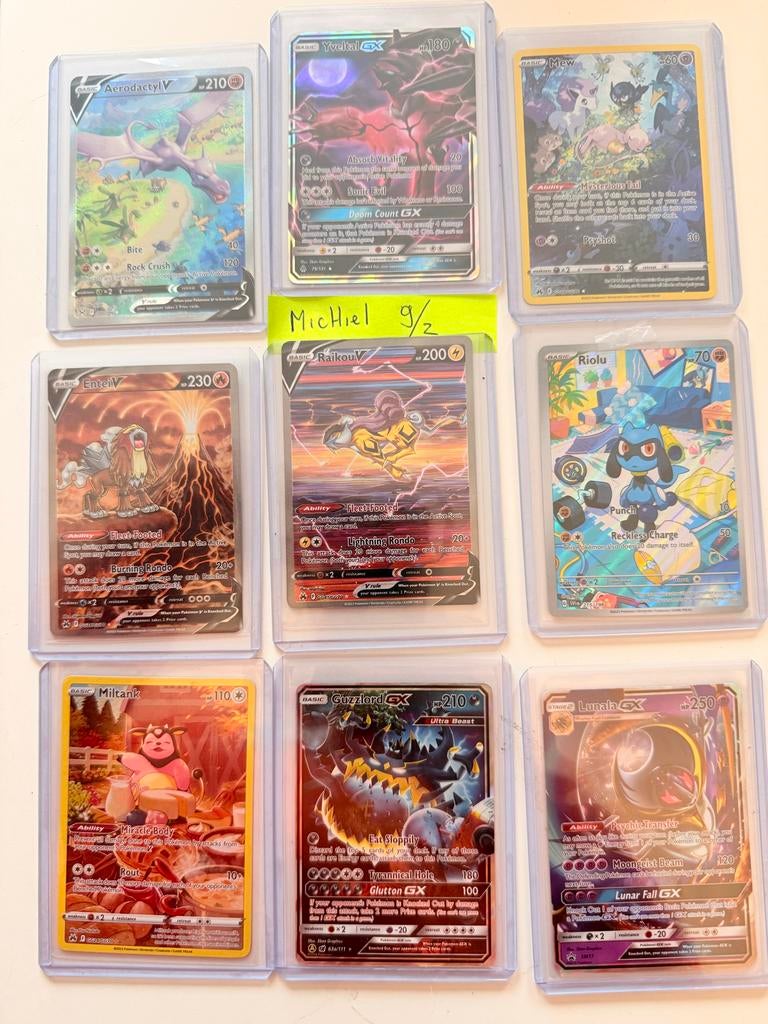 Diverse pokemonkaarten, Ophalen of Verzenden, Zo goed als nieuw, Losse kaart, Foil