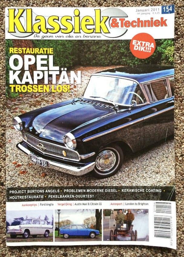 KT: Opel Kapitan, Ford Anglia, Citroen GS, Austin Maxi, Ophalen of Verzenden, Zo goed als nieuw, Algemeen
